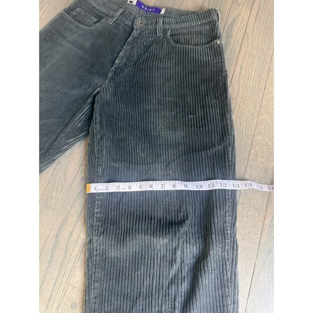 VTG 90s Levis SilverTab Baggy Jeans 33x34 Gray Corduroy Cords Skater Y2K USA